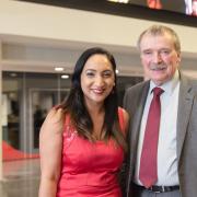 Current Southampton Test MP, Satvir Kaur with Dr Alan Whitehead