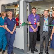 David French, chief executive of University Hospital Southampton NHS Foundation Trust, opens the new unit