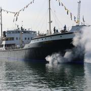 Shieldhall in action