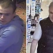 Police have released CCTV images of two men they want to speak to in a connection with the incident.