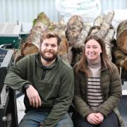 Ed Wallrock and Alice Shaw of Lymington Firewood