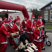 The ninth annual Totton Santa Run commenced at 9.30am on Saturday December 8.