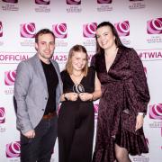 (L to R) The Kimbridge Barn Events Team: Paul Metcalf, Felicity Forster, Becky Chasery