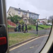 Armed police raided a property on Weston Lane yesterday, seizing an imitation firearm and making one arrest.