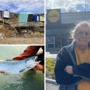 Beach hut owners had to weather the storm as their seaside homes tumbled, while McDonald’s customers got more than they bargained for in April