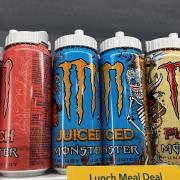 Security tags and stickers have been spotted on energy drink cans at a Southampton Southern Co-op store.