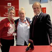 Darren Paffey MP with staff at Bitterne sorting office