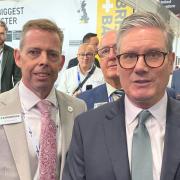 Managing director Andrew Barnett met Prime Minister Keir Starmer at the event