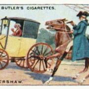 Lambert & Butler Illustration of a highwayman.