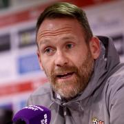 Southampton interim manager Simon Rusk during a press conference.