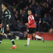 Saints forward Cameron Archer scored his fifth goal of the season against Liverpool.