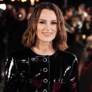 Keira Knightley arriving at the world premiere of the Netflix series Black Doves (Ian West/PA)