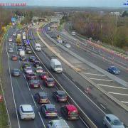 Delays on M27 as motorists hit the road for Christmas getaways - live updates