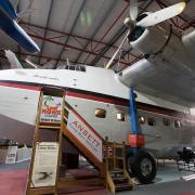 The largest exhibit at Solent Sky is a flying boat once owned by the husband of Hollywood star Maureen O'Hara