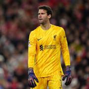 Liverpool goalkeeper Alisson Becker is focusing on the present and not the past (Peter Byrne/PA)