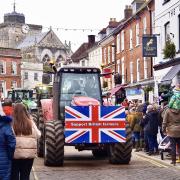 Hundreds of tractors lined the country roads for the Romsey Young Farmers Run on Sunday.