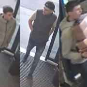 Police have released these CCTV images after £200 worth of meat was stolen from M&S Foodhall in Eastleigh on December 2