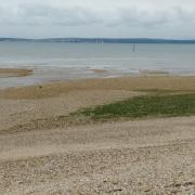 Enjoying a stroll along Stokes Bay