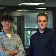 Charlie Gray (left) and Ben O'Nion are launching Echo AI, a smart note-taking service.