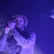 The Coral live on stage