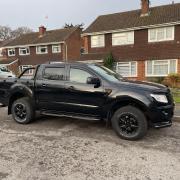 Jordan Pond's 2015 Ford Ranger XLT, which was stolen from her driveway.
