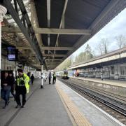 Police at Winchester Station