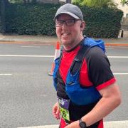 Gus McKechnie running the Southampton half marathon