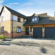 The detached home on Ascot Road in Eastleigh is on the market for £500,000