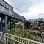 The railway station at Millbrook in Southampton
