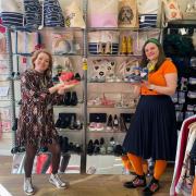 Karen Story and Allison Swaine-Hughes from British Heart Foundation.