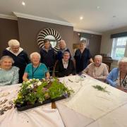 Fareham care home residents create Easter garden