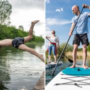 Paddleboarding and wild swimming can be good activities for your physical health