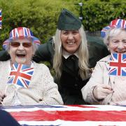 Care homes to hold events for 80th anniversary of VE Day. Pictured left to right: Maeve King, Jenny Walker (Care UK Home Admissions Advisor) and Marion Sullivan.
