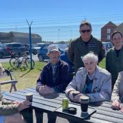 Barchester’s The Fernes care home staff and residents Gentleman’s Trip to Solent Airfield to watch The Spitfire and other aircrafts.