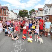 A street party in Canada Road, Southampton, for the Queen's Platinum Jubilee