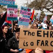 Trans Pride Southampton led a peaceful march across Southampton city centre yesterday.