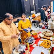 Almost 200 people gathered  to celebrate traditional Bengali culture at a food festival at The Hilt.