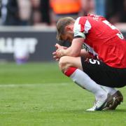 Southampton's Jack Stephens during the Premier League match between Southampton and Fulham at St Mary's Stadium. Photo by Stuart Martin.