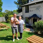 The new team at The Travellers Rest in Hythe