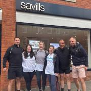 (Left - Right) James Mott, Michelle Keast, Haley Prescott, Emily Medland, Giles Muddle, Jon Lacey