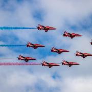 Red Arrows to fly over Hampshire today as part of VE Day celebrations