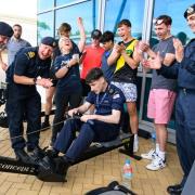 Victory Squadron cheer on rowers in Dunkirk anniversary fundraiser