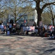 The group are set to stage a protest at Guildhall Square in Southampton
