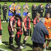 Romsey Town at North Hants Senior Cup Final against Basingstoke Town