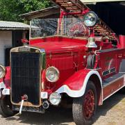 A classic military vehicle convoy will be lead by a Dennis fire appliance from the Second World War tomorrow.