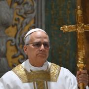 Pope Leo XIV was elected by the conclave on Thursday (Vatican Media/AP)