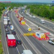 Severe delays on M27 due to broken down vehicle