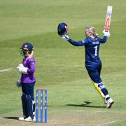 Southampton, UK, 11 May 2025. during the Women's One Day Cup match between Hampshire Women and Essex Women at Utilita Bowl. Credit: Dave Vokes/Alamy Live News