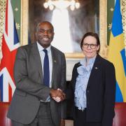 Foreign Secretary David Lammy meeting with Swedish Minister for Foreign Affairs, Maria Malmer Stenergard earlier this month.