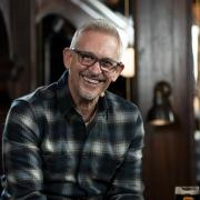 Gary Lineker takes part in The Rest Is Football live show (Ben Whitley/PA)